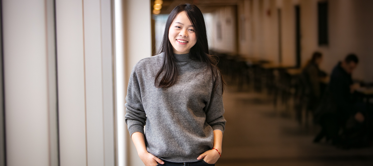 Portrait of graduate student Amy Zhou