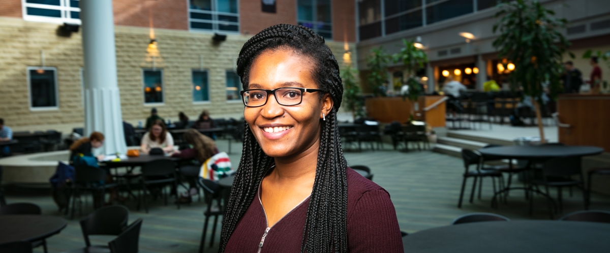 Portrait of graduate student Agyei Asiamah