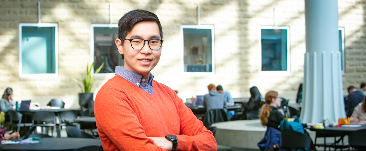 Portrait of graduate student Joshua Salamun