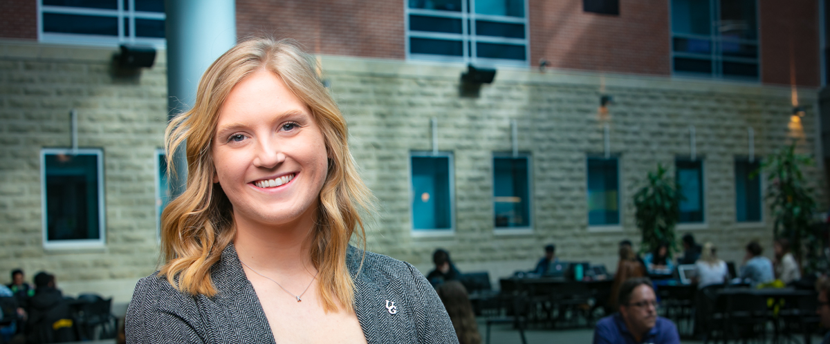 Portrait of graduate student Keely Kavcic