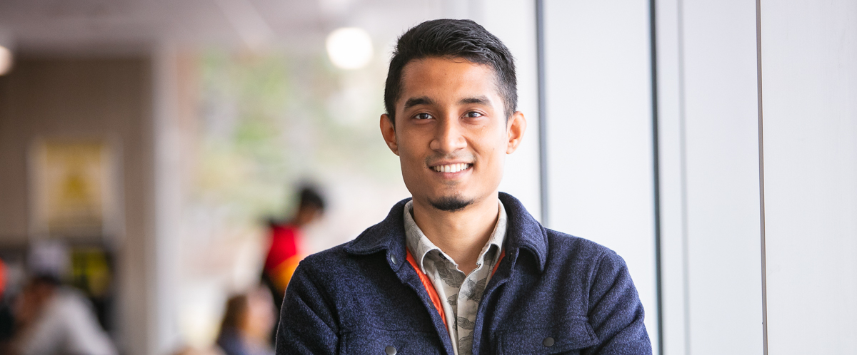 Portrait of graduate student Minhajul Haque Minar