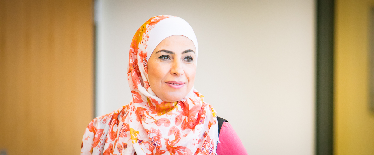 Portrait of graduate student Rana Telfah