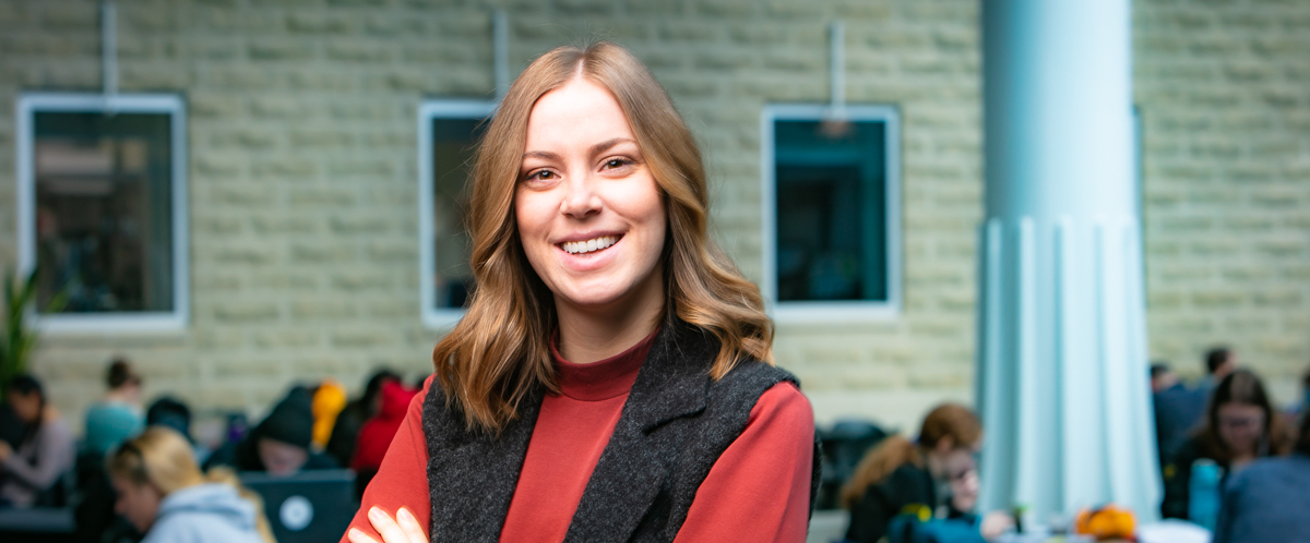 Portrait of graduate student Sarah Robinson