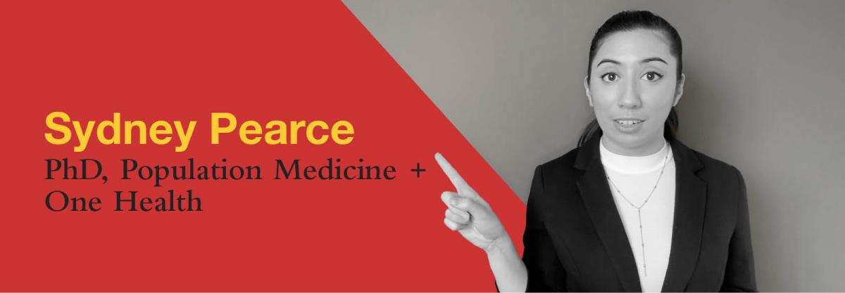 Sydney Pearce, PhD Candidate, Population Medicine + One Health