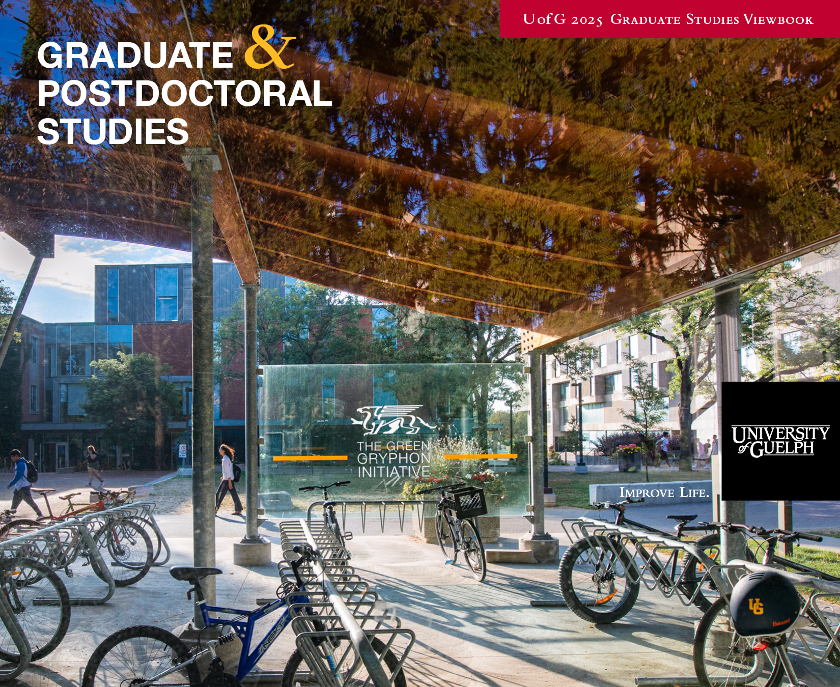 Cover of the 2025 U of G Grad Studies Viewbook