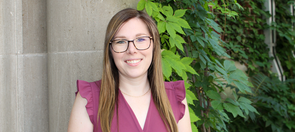 Portrait of graduate student Amberley Ruetz (PhD, Geography), University of Guelph