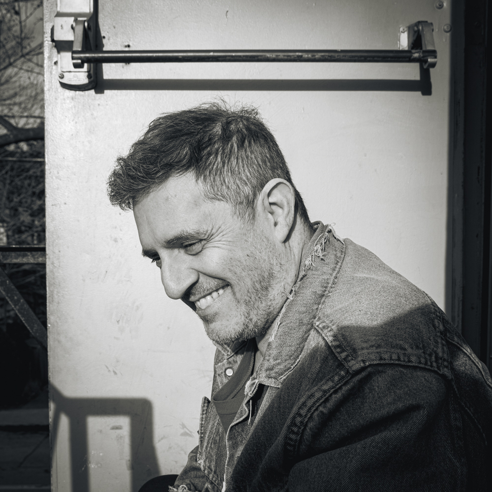 B&W portrait of Bob Wiseman