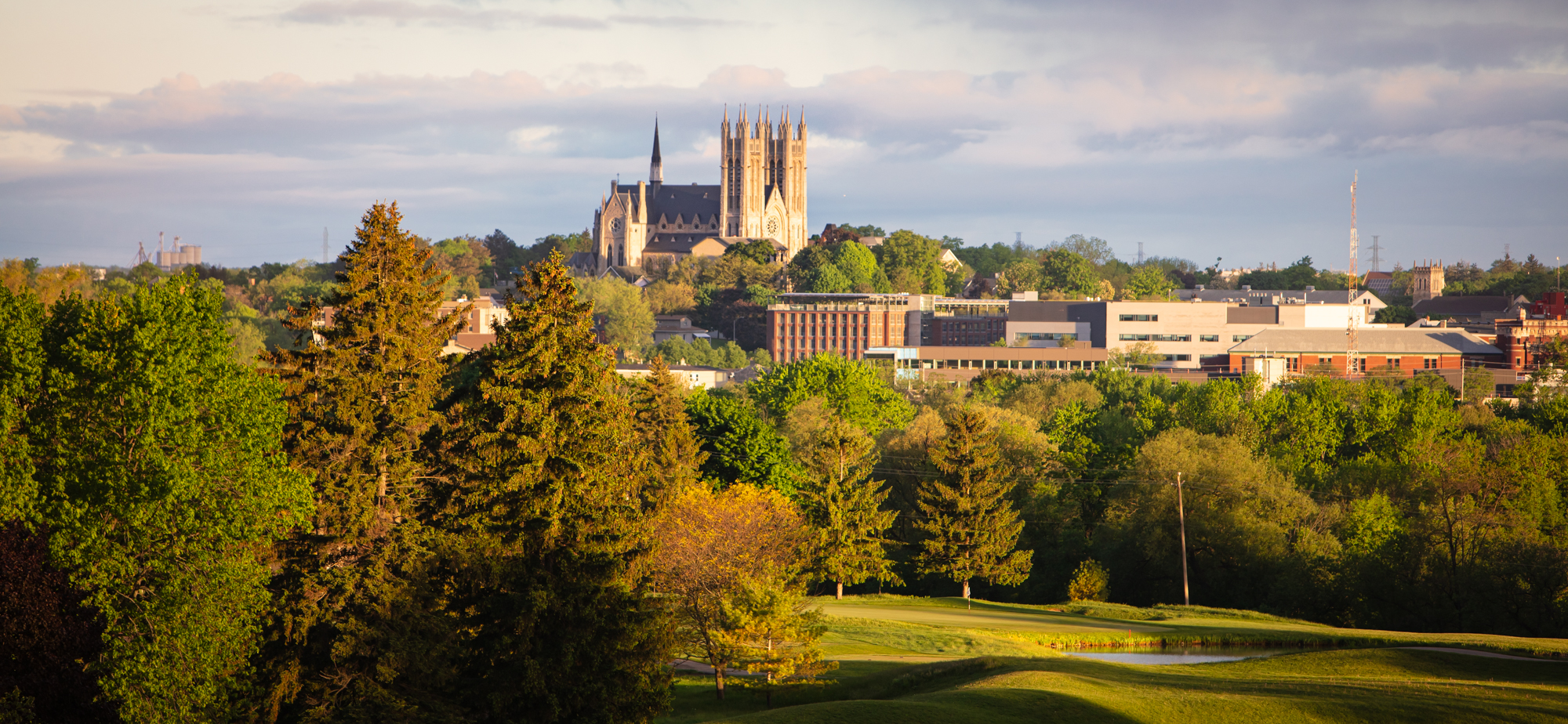 City of Guelph from the University Campus