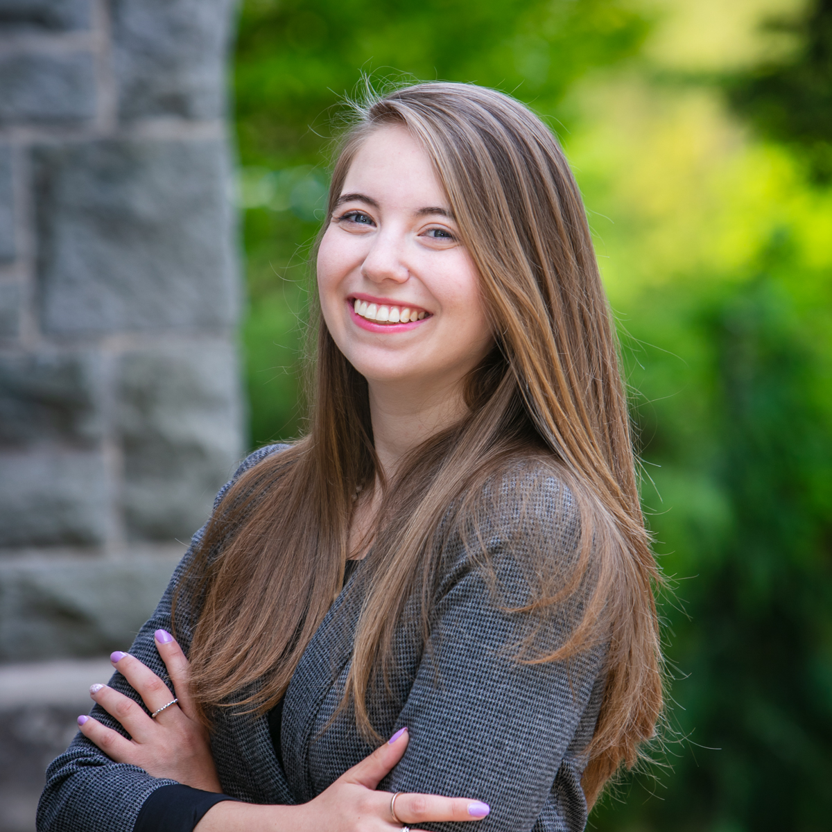 Portrait of graduate student in the MA in Management at the University of Guelph, Melanie McCaig