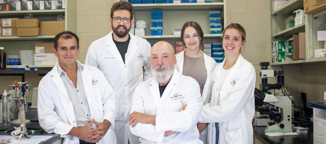  Dr. Mario A. Monteiro and team at U of Guelph