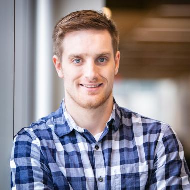 Portrait of graduate student Nick Nunn